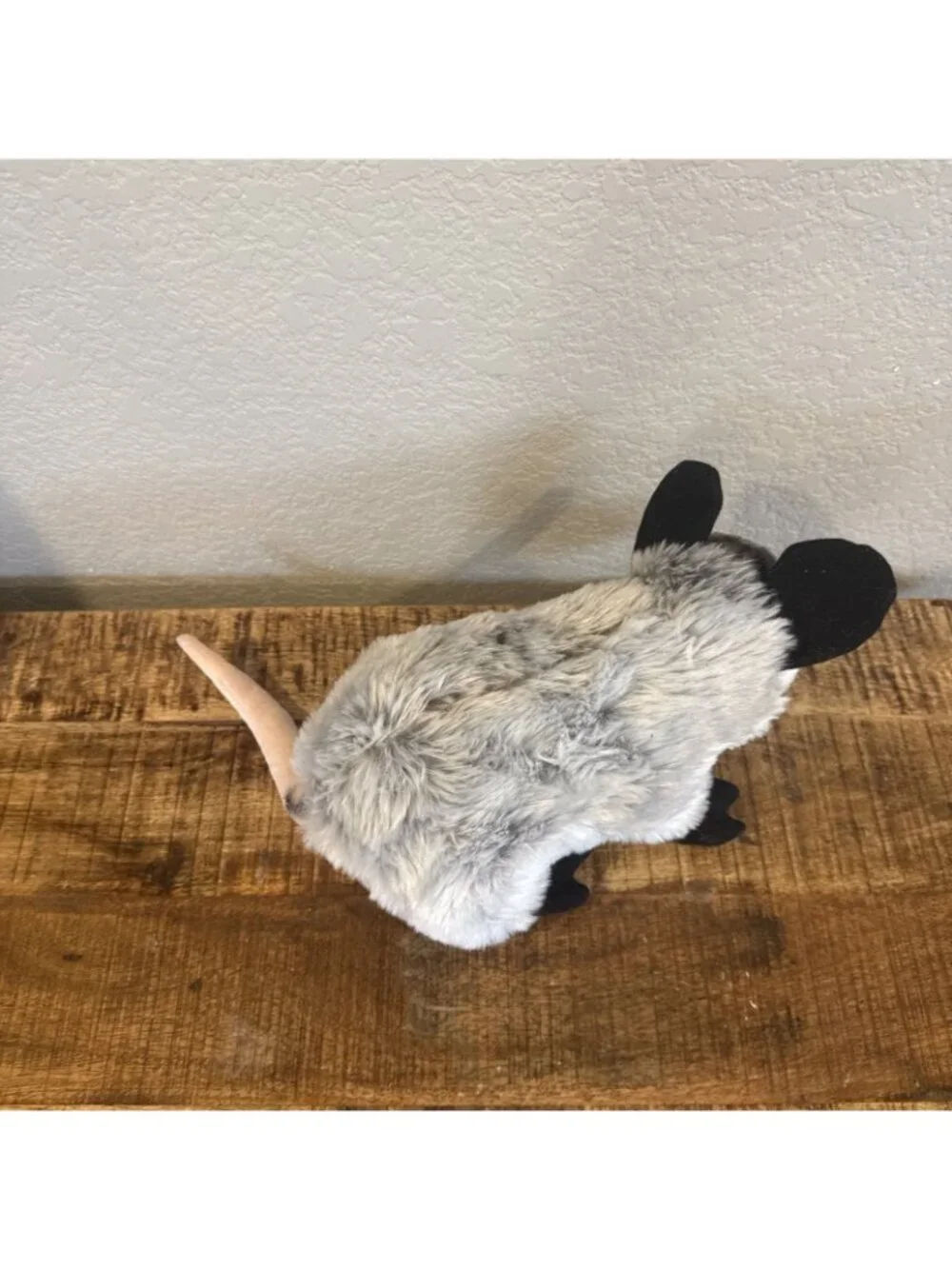 Bass Pro Shop Opossum Possum Stuffed Plush Gray Realistic Rat Stuff Animal